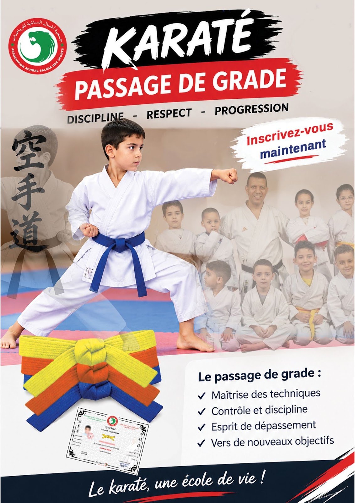 Passage de grade karaté